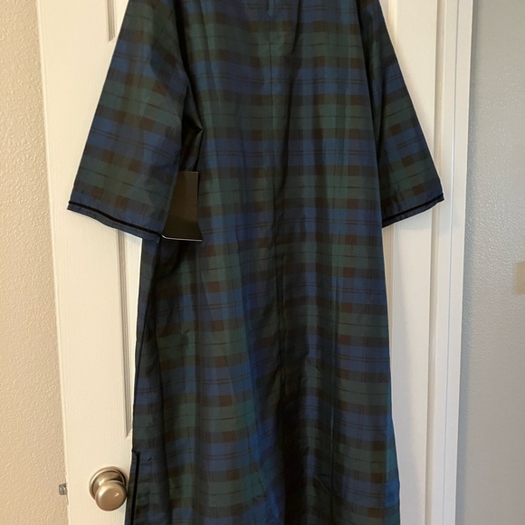 Tuckernuck Black, Blue & Green Plaid Maxi Dress - Picture 8 of 10
